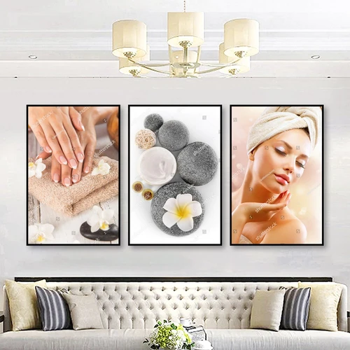 Tranh Treo Tường Spa Hoa Sứ