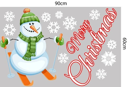 Combo decal trang trí noel quà tặng đêm giáng sinh