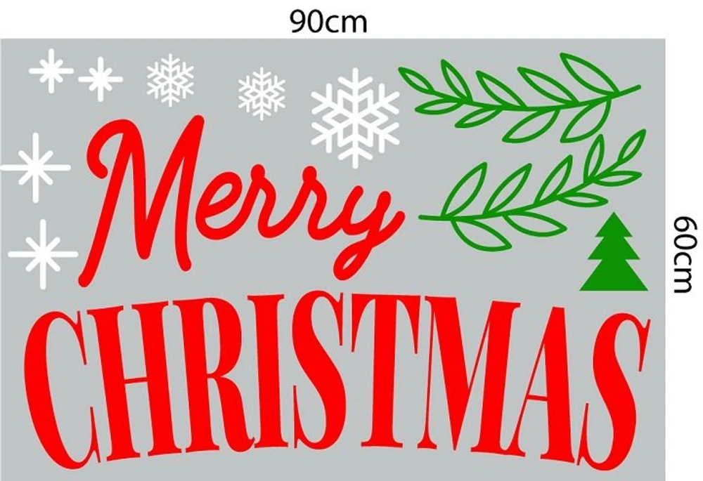 Combo decal trang trí noel đêm giáng sinh lung linh 2022