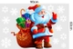 Combo decal trang trí noel ông già noel phát quà