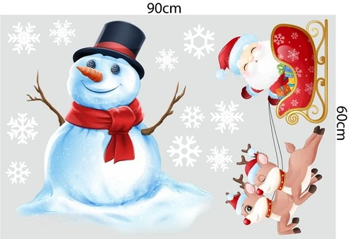 Combo decal trang trí noel giáng sinh yêu thương mẫu 2