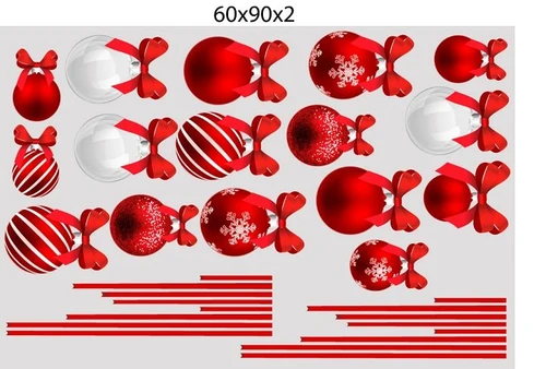 Combo decal trang trí noel giáng sinh yêu thương mẫu 2