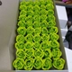 Hộp 50 đầu hoa hồng sáp thơm xanh cốm