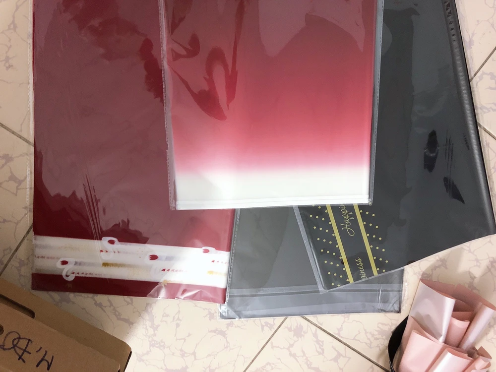 Xấp Giấy lụa phụ kiện gói hoa gói quà trang trí