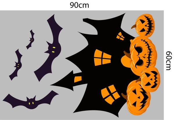 Combo Decal Halloween thây ma đáng sợ