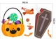 Decal trang trí Halloween combo bí ngô và bóng ma 2