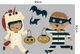 Combo Decal trang trí Halloween lễ hội bóng ma