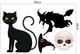 Decal Trang Trí Halloween Rùng Rợn Combo 14