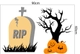 Decal trang trí Happy Halloween combo 1