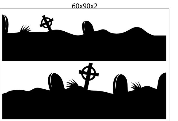 Decal trang trí Happy Halloween combo 2