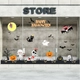 Decal trang trí Happy Halloween combo 3