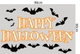Decal trang trí Happy Halloween combo 3