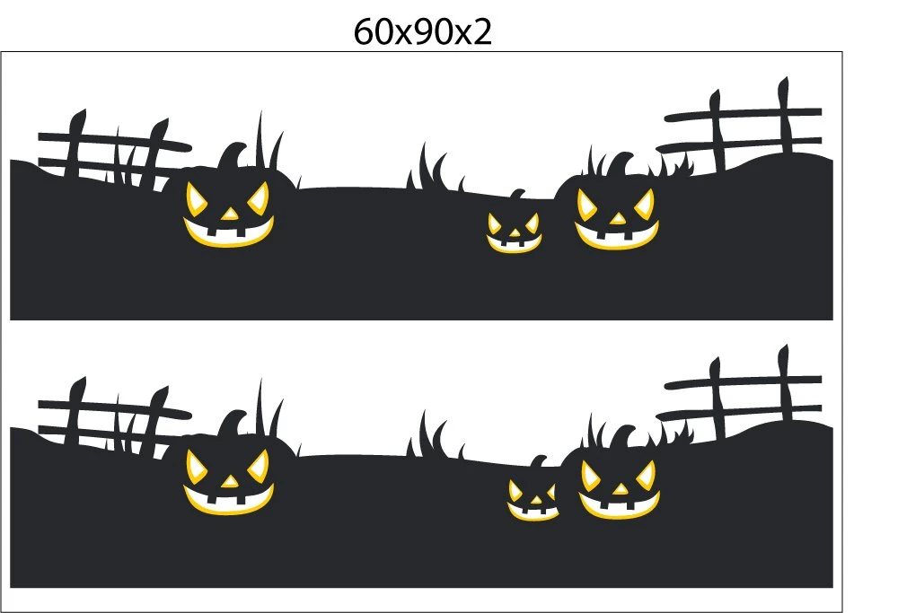 Decal trang trí Happy Halloween combo 3