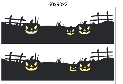 Decal trang trí Happy Halloween combo 3