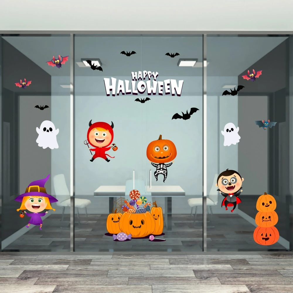 Decal Trang Trí Happy Halloween Combo 4