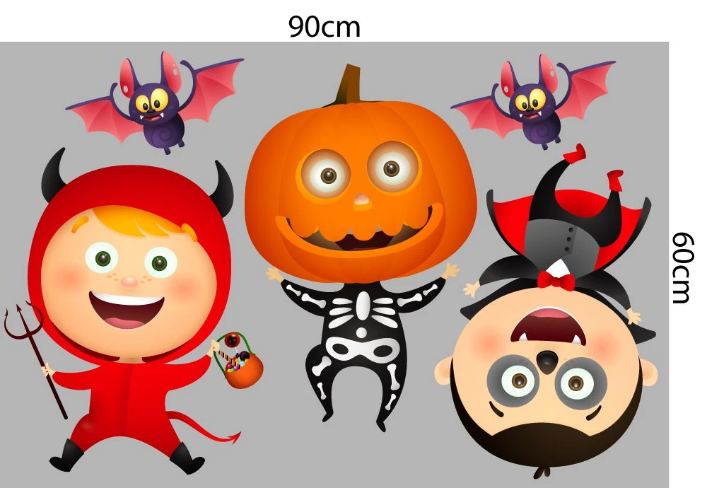 Decal Trang Trí Happy Halloween Combo 4