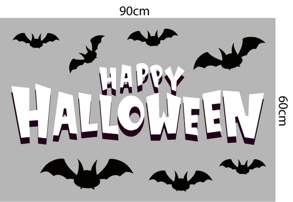 Decal Trang Trí Happy Halloween Combo 4
