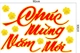 Decal trang trí tết chúc mừng năm mới mẫu 6