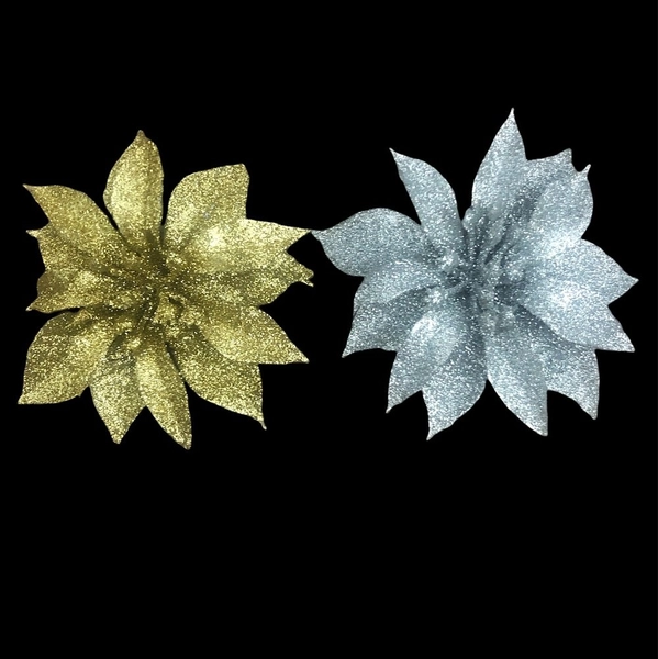 Hoa trà trang trí noel size trung