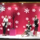 Decal tĩnh điện 2 mặt trang trí noel những bông tuyết trắng