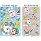 Decal tĩnh điện 2 mặt trang trí noel những người bạn giáng sinh 2