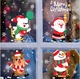 Decal tĩnh điện 2 mặt trang trí noel những người bạn giáng sinh