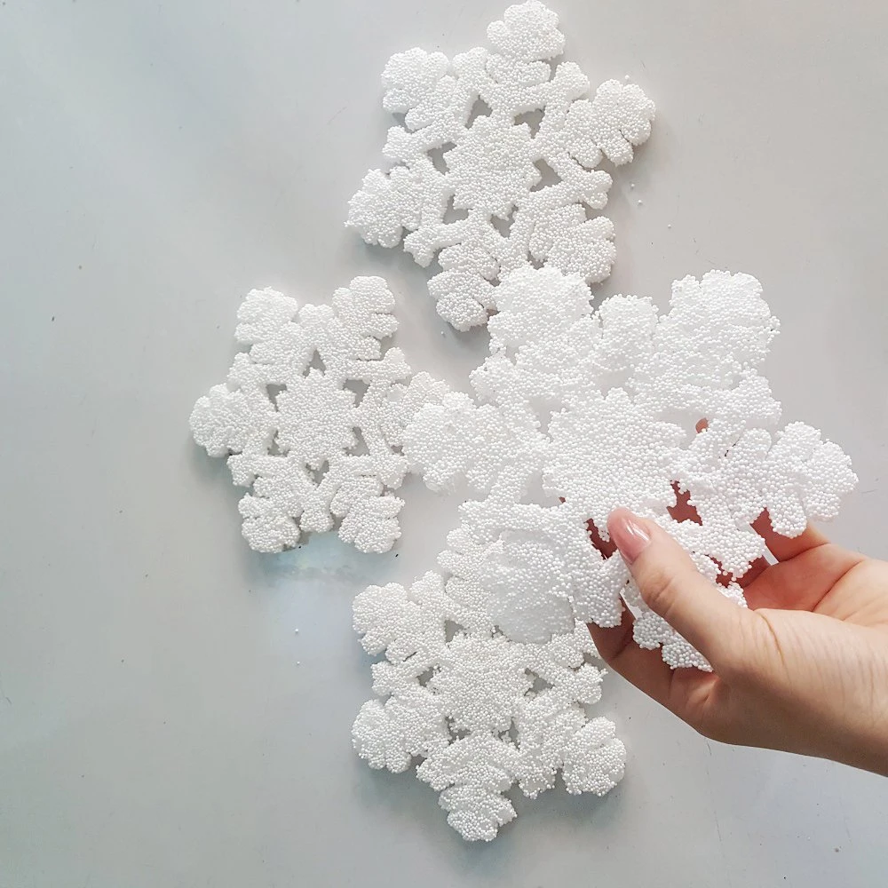 Bông tuyết trắng xốp mềm trang trí noel