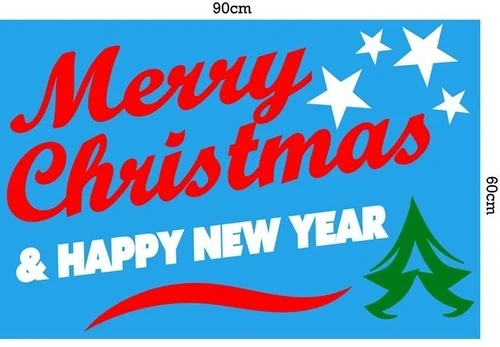 Decal trang trí noel món quà đêm giáng sinh