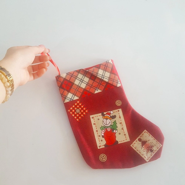 Đồ Trang Trí Noel Tất Treo Tuần Lộc Và Cây Thông