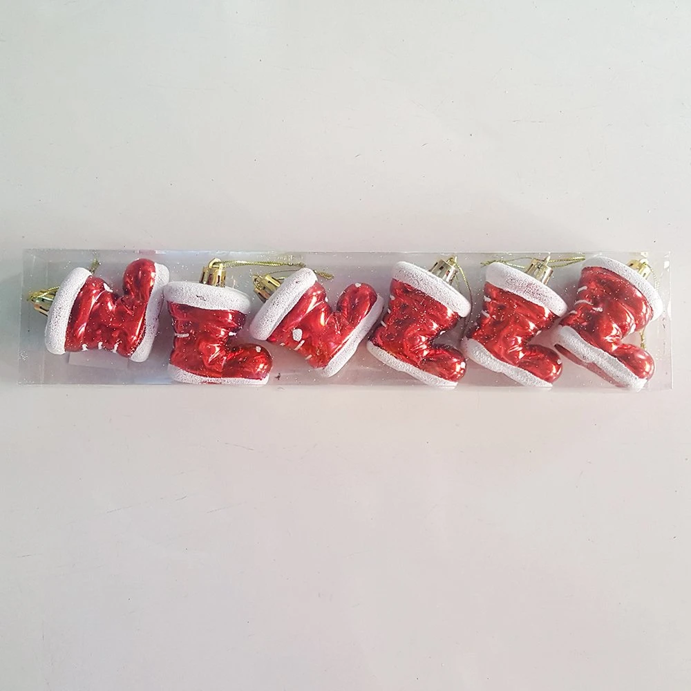 Hộp giày đỏ treo trang trí noel