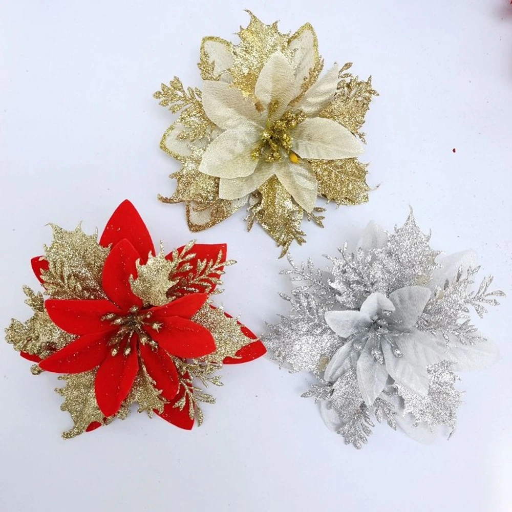 Hoa trạng nguyên size trung trang trí Noel