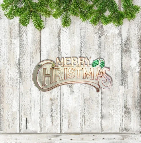 Bảng treo chữ Merry Christmas trang trí noel