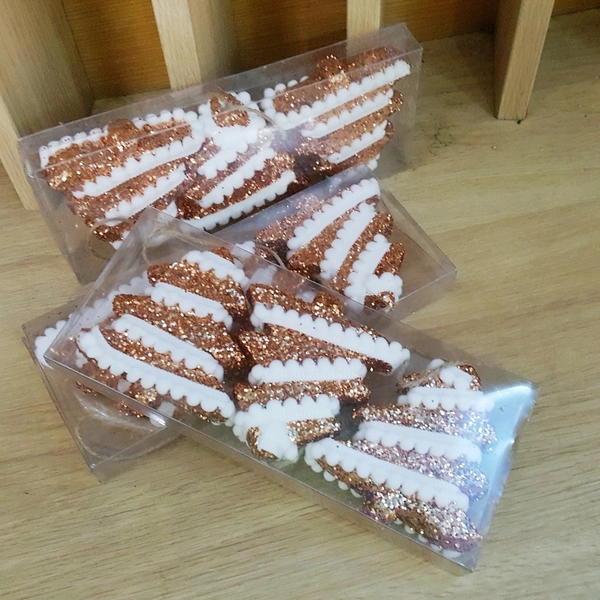 Hộp 3 cây thông tuyến trắng trang trí noel