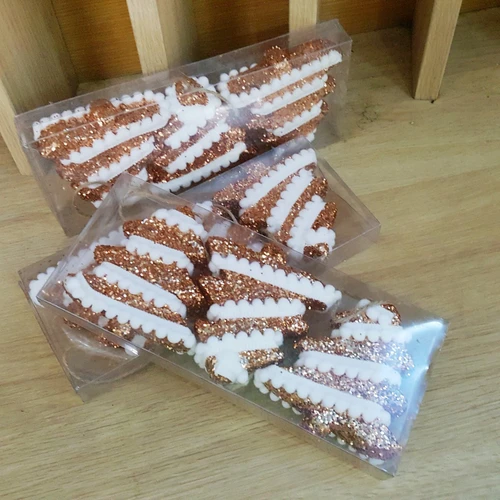 Hộp 3 cây thông tuyến trắng trang trí noel