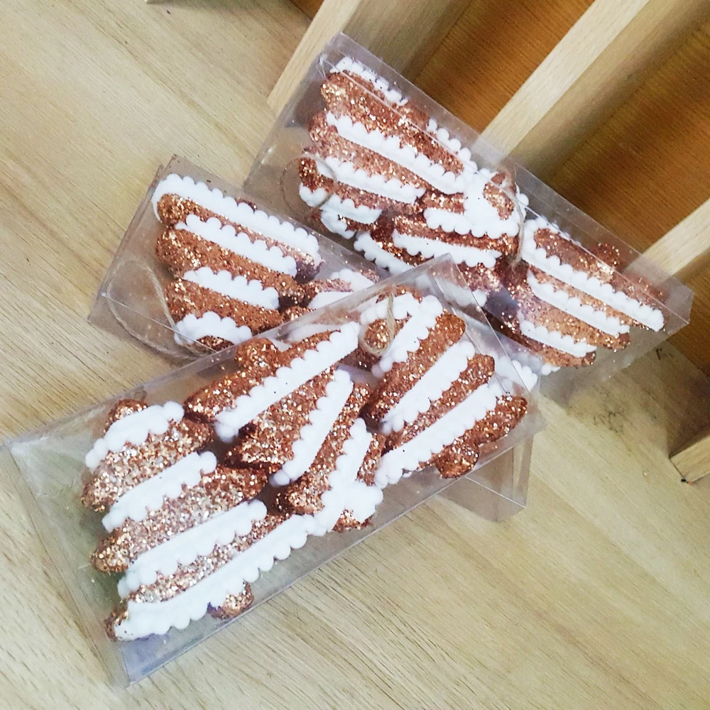 Hộp 3 cây thông tuyến trắng trang trí noel