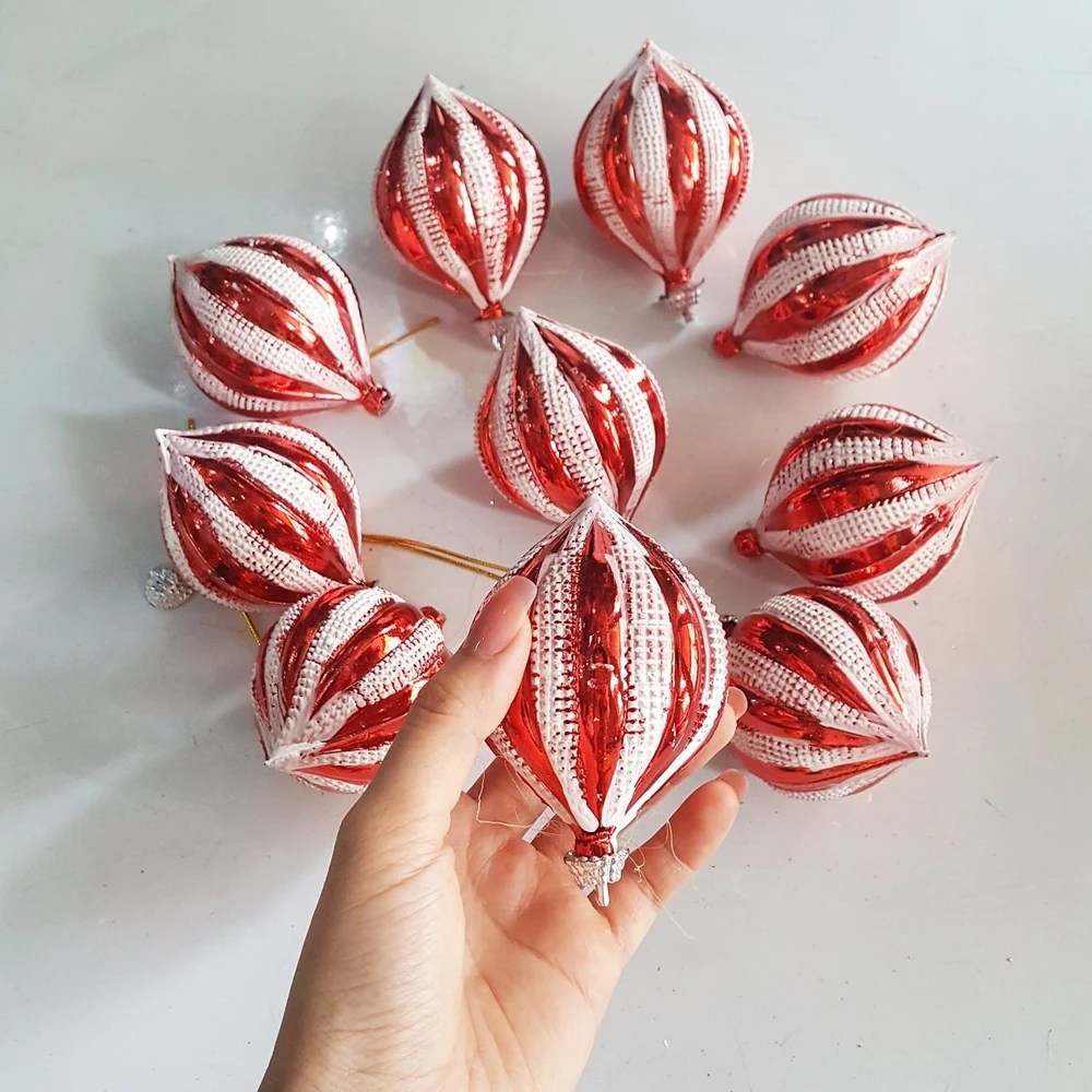 Set 10 quả châu trái thông trang trí noel