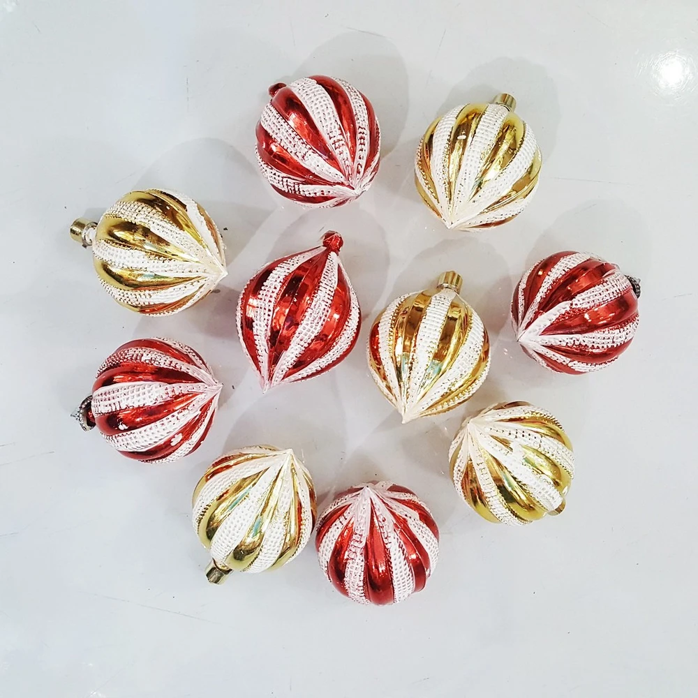 Set 10 quả châu trái thông trang trí noel