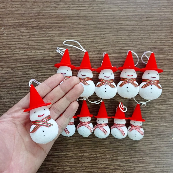 Đồ trang trí noel bộ 6 người tuyết treo