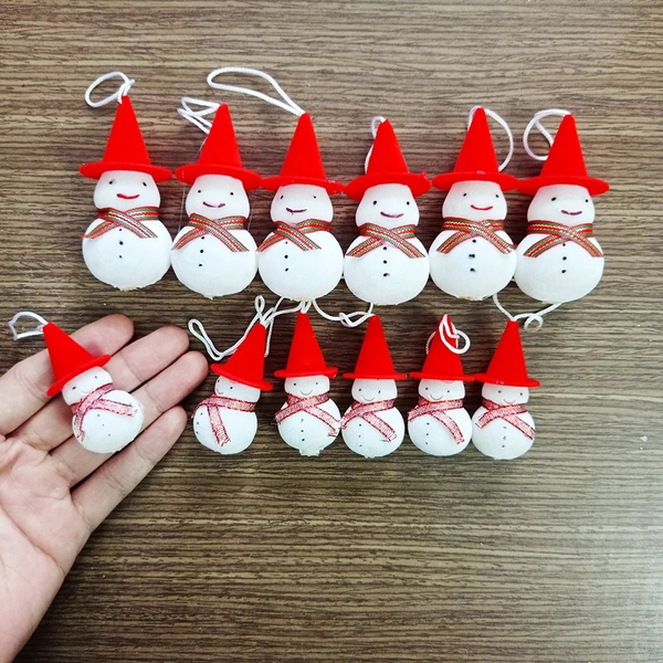 Đồ trang trí noel bộ 6 người tuyết treo