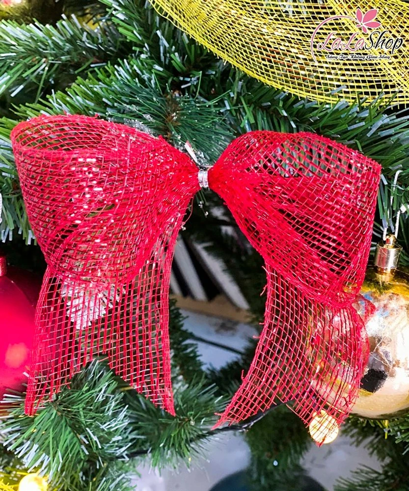 Đồ Trang Trí Nơ Ruy Băng Trang Trí Cây Thông Noel Mẫu 2