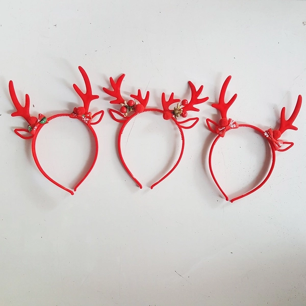 Băng đô sừng tuần lộc phụ kiện trang trí noel