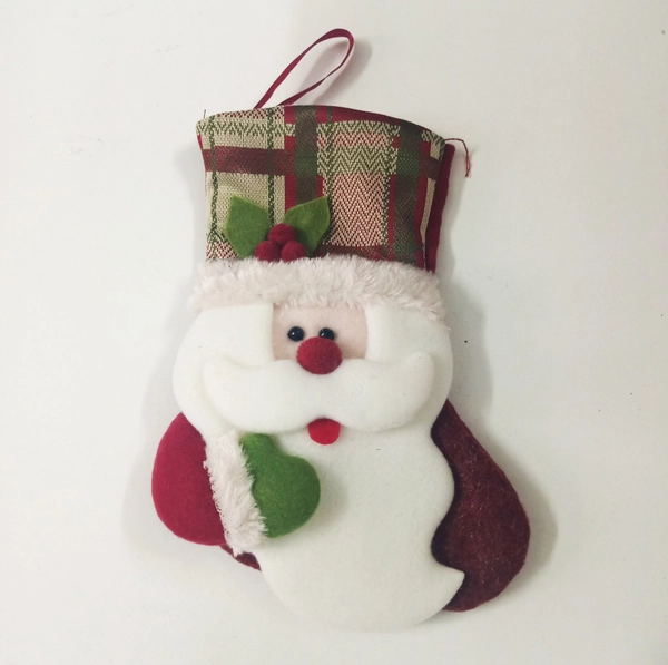 Tất nhung ông già tuyết họa tiết giáng sinh cỡ lớn