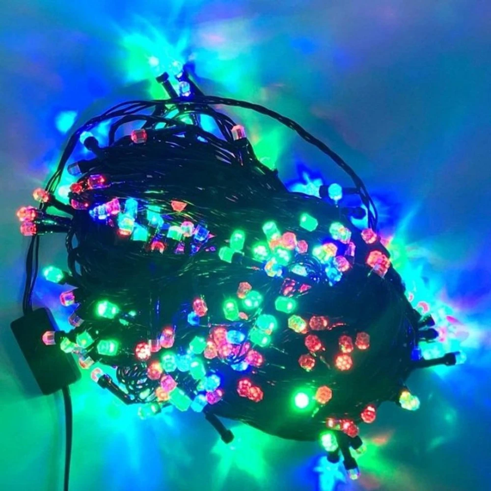 Dây đèn led cao cấp nháy nhiều màu 45m