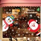 Decal tĩnh điện 2 mặt trang trí noel người tuyết và ông già noel 4