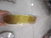 Combo 10 mét ruy băng kim tuyến vàng