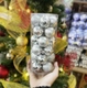 Hộp 24 Quả Châu 4cm Mini Trang Trí Noel