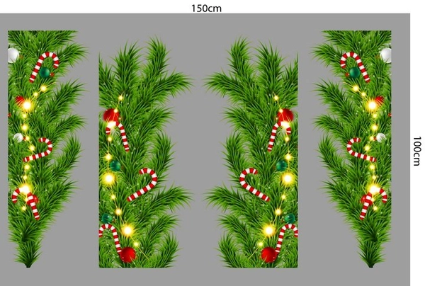 Combo deal trang trí noel cây thông xanh may mắn