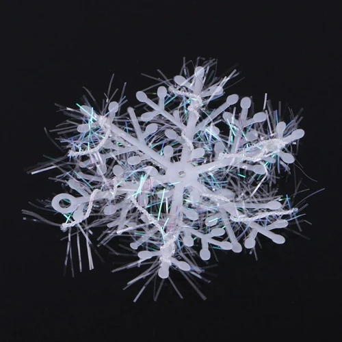 Bộ 6 bông tuyết 5cm trang trí noel