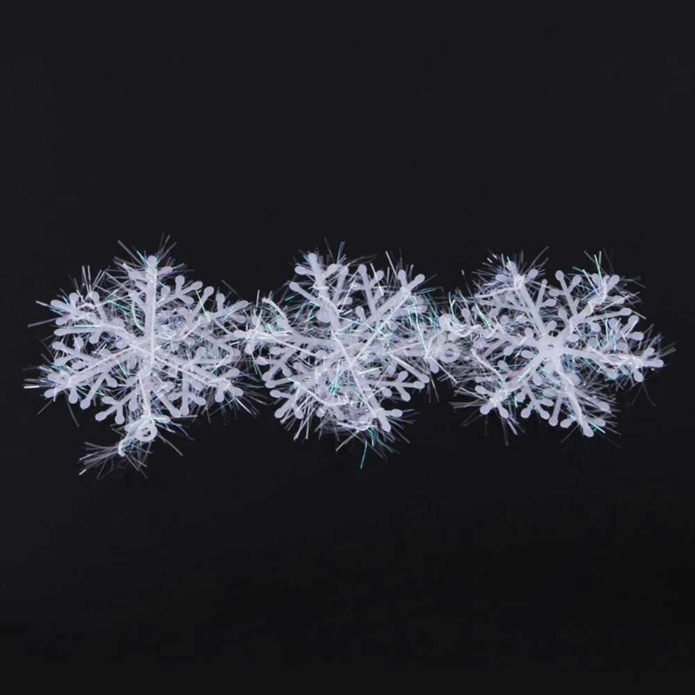 Bộ 6 bông tuyết 5cm trang trí noel