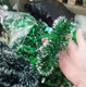 Dây chồn kim tuyến xanh lá phũ tuyết 2 mét trang trí noel